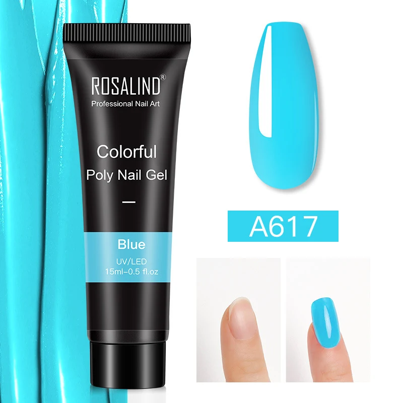 Kristallen verlengslang met 15ML papierloze nagel-snelverlengingsvloeistof voor prachtige nagels.