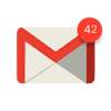 Gmail app badge notification logo