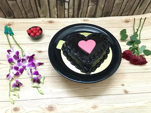 Choco Truffle Heart Cake