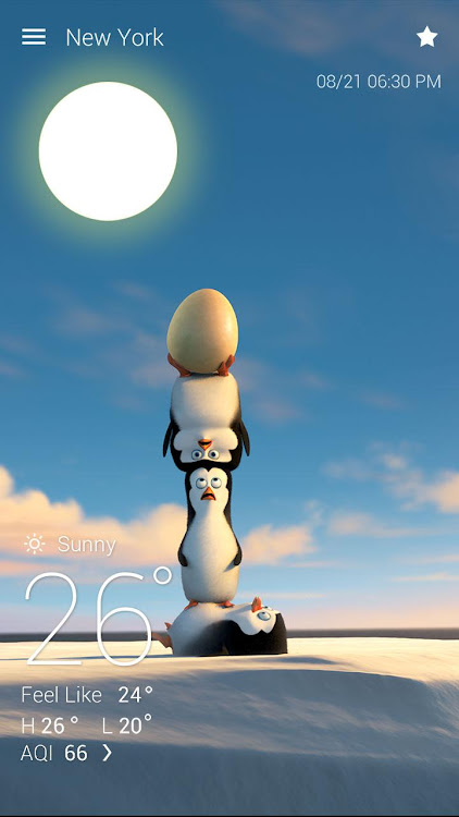 Penguins Of MG Weather Live BG - 1.0 - (Android)