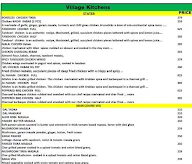 Village Kitchens menu 1