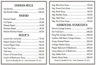 Raju's Kitchen menu 1