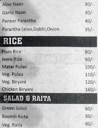 Nukkad Rasoi menu 1