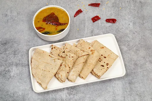 5 Phulka With Dhal Tadka