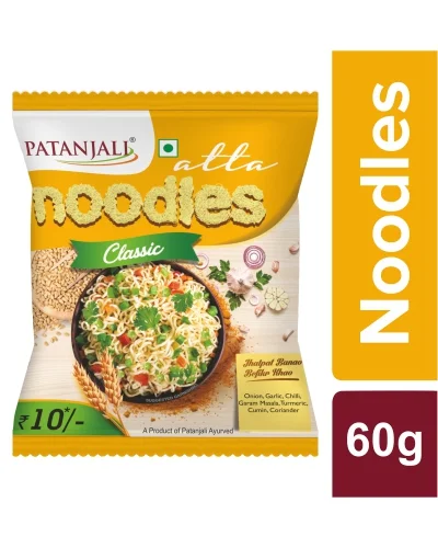 Patanjali Atta Noodles Classic - 60 gm