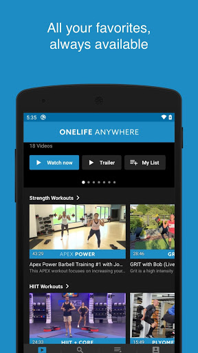 Screenshot Onelife Anywhere on Demand Fit