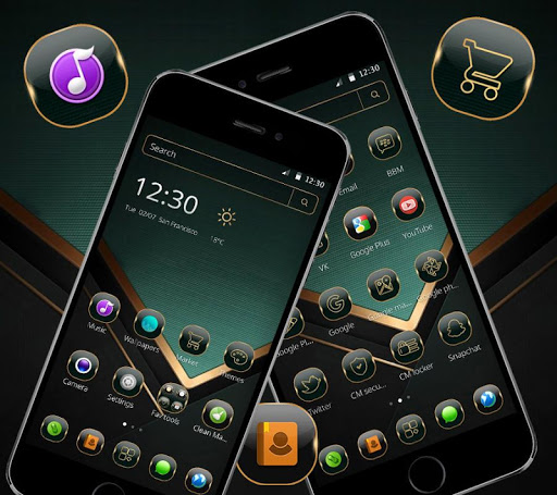 Royal Luxury Golden Black Theme ?