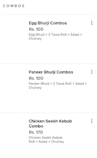 Punjabi Food menu 3