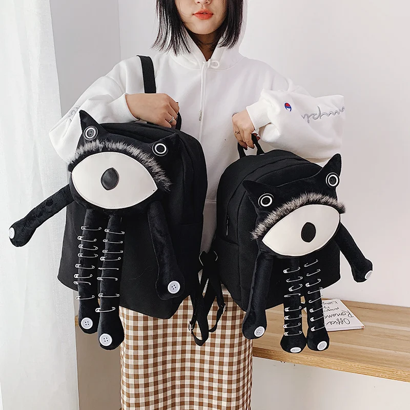 Title 4, Trend Harajuku Tarzı Küçük Taze Şirin Ugly Kanv...