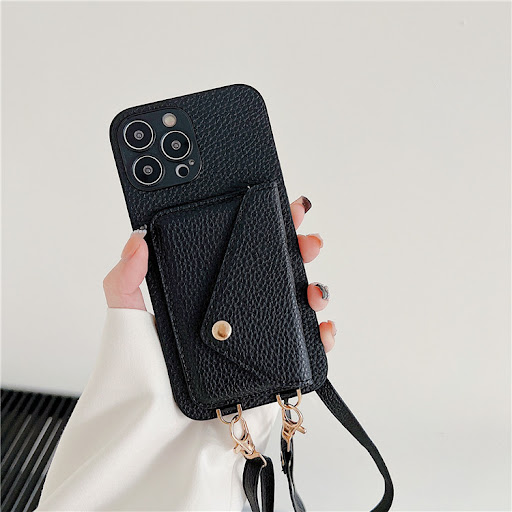 Title 7, Lychee Pattern Card Holder Phone Case Envelope ...