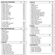 The Food Ranger menu 6