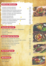 Chickpet Donne Biryani House menu 3