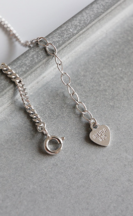 Title 6, Sterling Silver Simple 2MM Thin Chain Foot Chai...