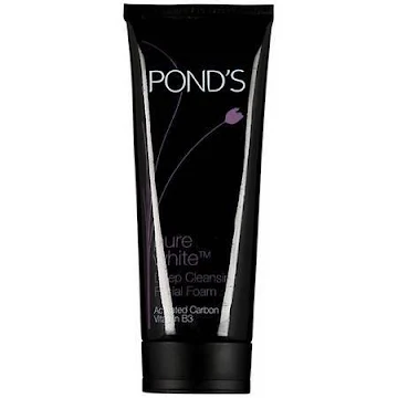 ponds pure white activated charcoal facewash_image