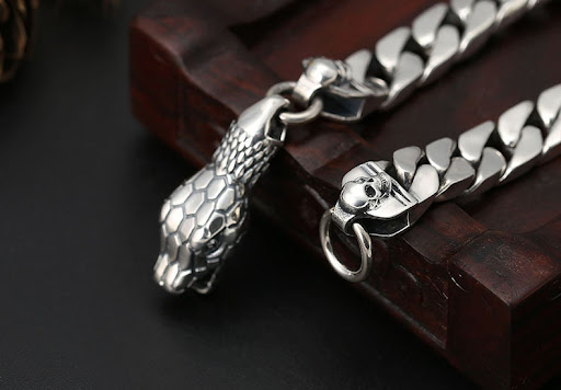 Title 9, Sterling Silver Wrist Chain Bracelet Trendy Tha...