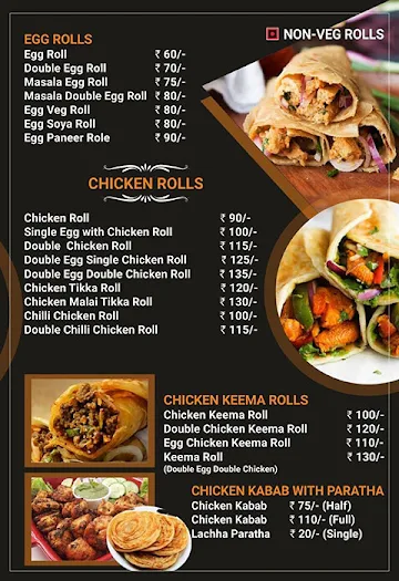 Kolkata Kati Rolls & Bites menu 