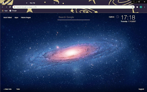 FreeAddon.com - Space Galaxy Theme