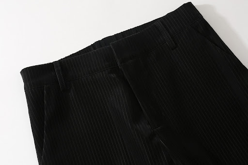 Title 7, ActionHip-hop Button Strap Striped Casual Ins D...