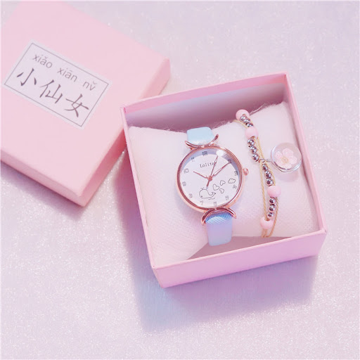 Title 17, Girl Heart-Shaped Starry Sky Watch Female Ins S...