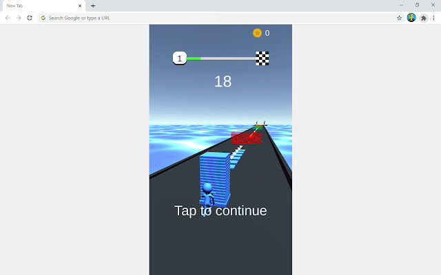 Stack Surfer Hyper Casual Game chrome extension