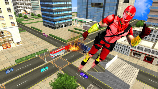 Screenshot Flying Ninja Hero Crime Chase