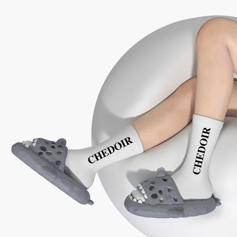 Skull Ins Shark EVA Light Bottom Home Bathroom Slippers, comfortable and non-slip, perfect for indoor use and daily rela