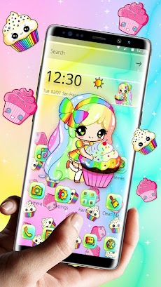 Delightful Sweet Cupcake Girl Gravity Themeのおすすめ画像1