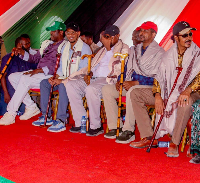 Leaders from North Eastern counties at the function.