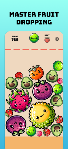 Screenshot Fruit Drop - Suika Watermelon
