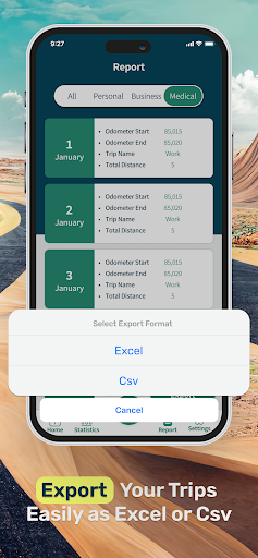 Screenshot Miles: Mileage Tracker & Log
