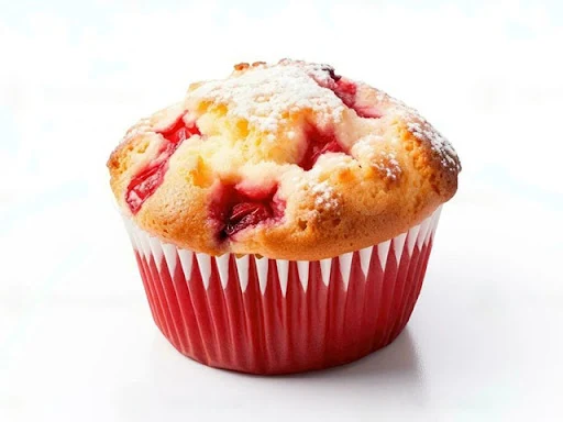 Vanilla Strawberry Muffin