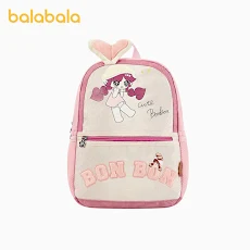 Balo đi học cho bé gái màu hồng