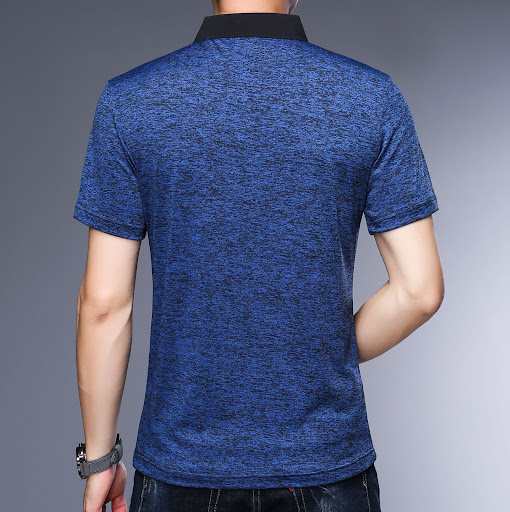 Title 3, Mens shirts with loose lapels and short sleeve...