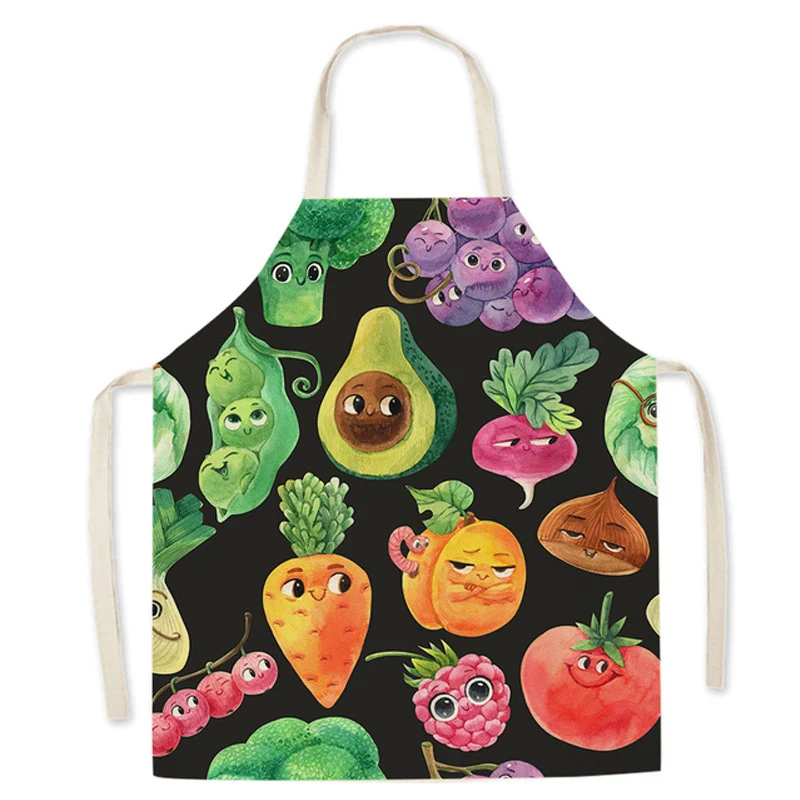 Cartoon restaurant schort, ideaal voor koks en obers, beschermt kleding, gemakkelijk schoon te maken en zorgt voor een vrolijke uitstraling.