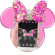 Pink Bow Minny Theme  Icon