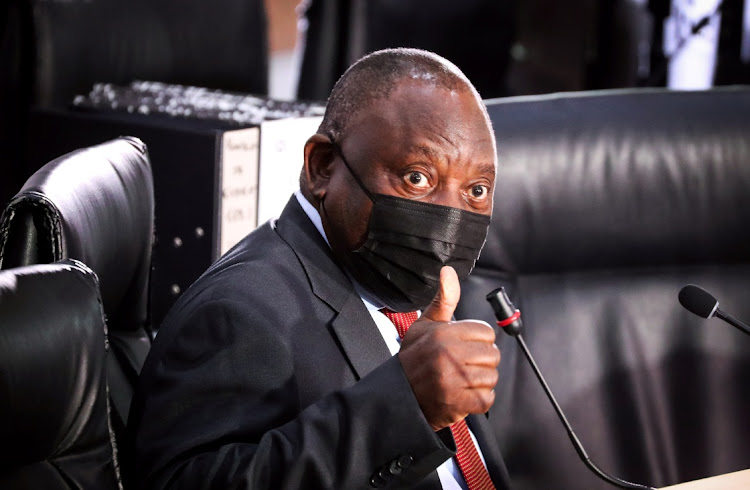 President Cyril Ramaphosa says young people have been an integral part of the national effort to battle the coronavirus and he is impressed with their enthusiasm to get their jabs. File photo.