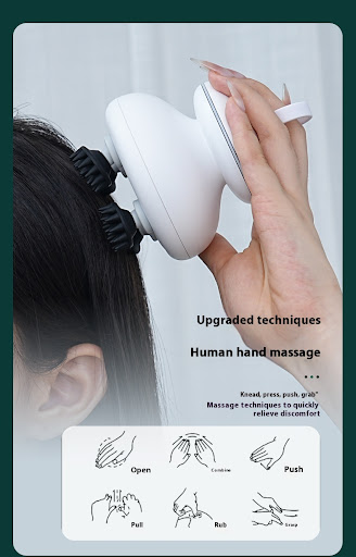 Title 7, Wet And Dry Household Head Massage Instrument