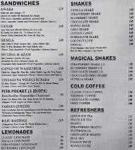 Dil-E-Bollywood menu 1