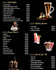 Infinity Cafe menu 5