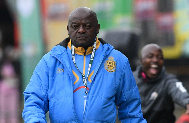 Royal AM co-coach Dan Malesela during the 2022 preseason KZN Premiers Cup at Harry Gwala Stadium in Pietermaritzburg in July.