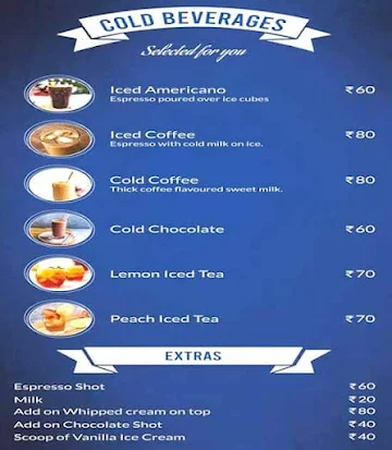 Cafe Ambrosia menu 