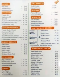 Hotel Parijatha menu 2