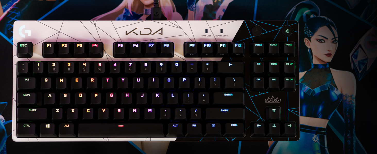 Bàn phím Logitech Pro KDA​ 