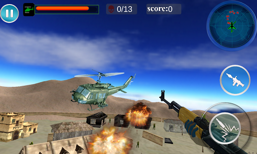 Gunship Monster Battle Action