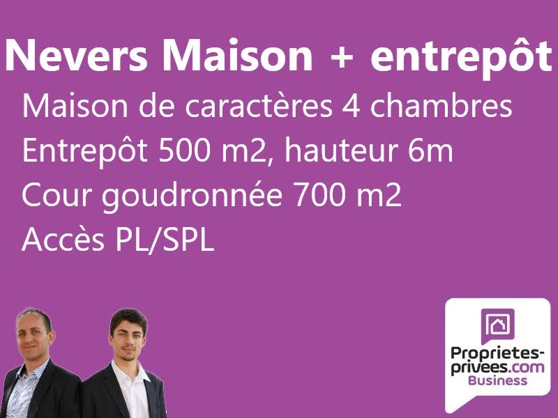 Vente locaux professionnels  700 m² à Nevers (58000), 249 000 €