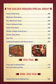 The Golden Dragon menu 8