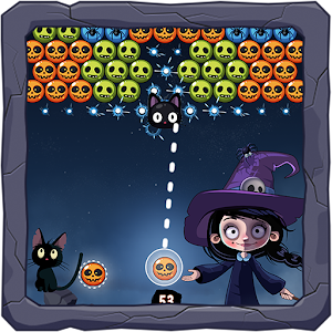 Bubble Match Halloween Witch Pop  Icon