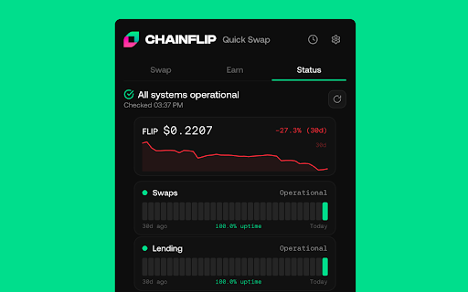 Chainflip Quick Swap screenshot 3