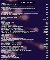 Froth-The Cafe Bar menu 1