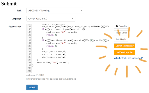 Scratcher's AtCoder